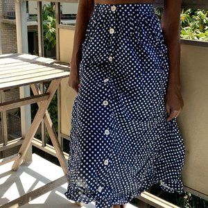 American Apparel button up maxi skirt